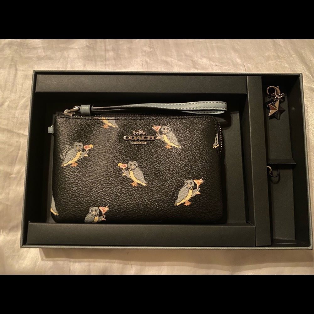 Coach owl wallet